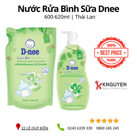  Nước Rửa Bình Sữa Dnee 