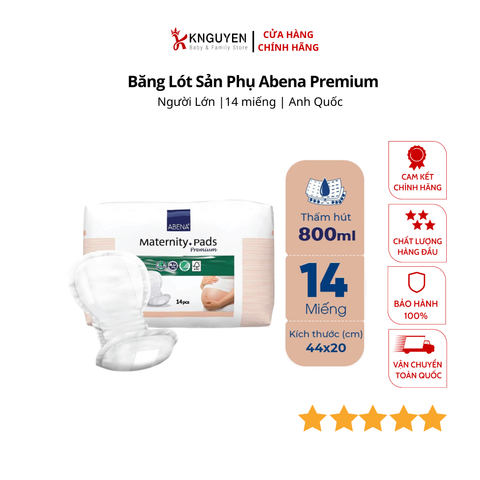  Băng Lót Sản Phụ Abena Premium (14miếng) 