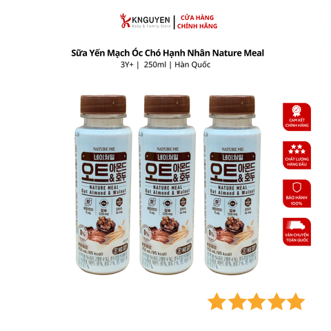  Sữa yến mạch óc chó hạnh nhân Nature Meal 250ml 