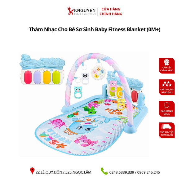  Thảm Nhạc Cho Bé Sơ Sinh Nằm Chơi Baby Fitness Blanket (0M+) 