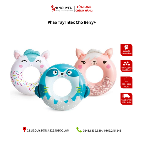  Phao Bơi Tròn Intex Cho Bé 