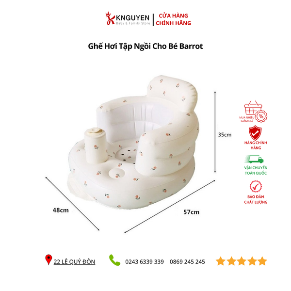  Ghế hơi tập ngồi cho bé Barrot 