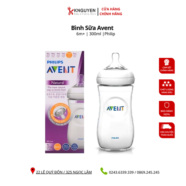  Bình Sữa Avent 330ml (6M+) 