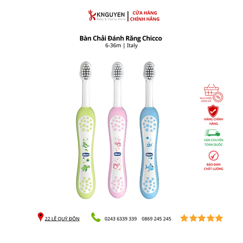  Bàn Chải Đánh Răng Chicco ( 6-36M) 