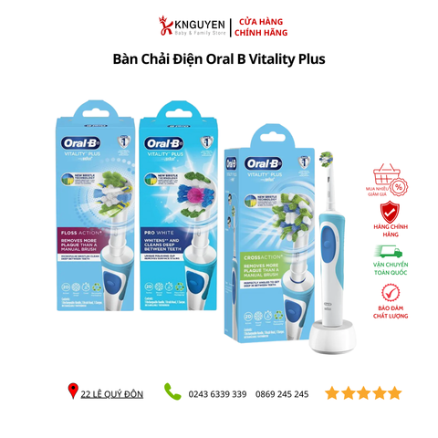  Bàn chải điện Oral B Vitality Plus 