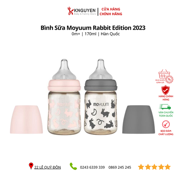  Bình Sữa Moyuum Rabbit Edition 2023 