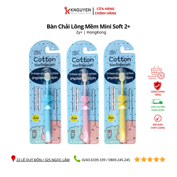  Bàn chải lông mềm Mini Soft 2+ 