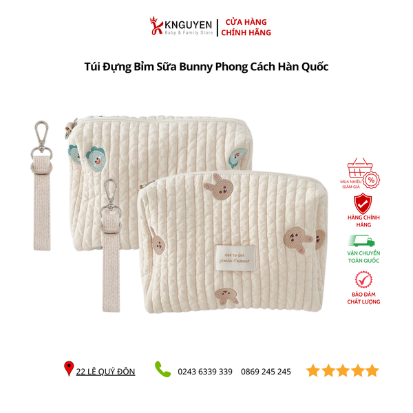  Túi Đựng Bỉm Sữa Phong Cách Hàn Quốc 