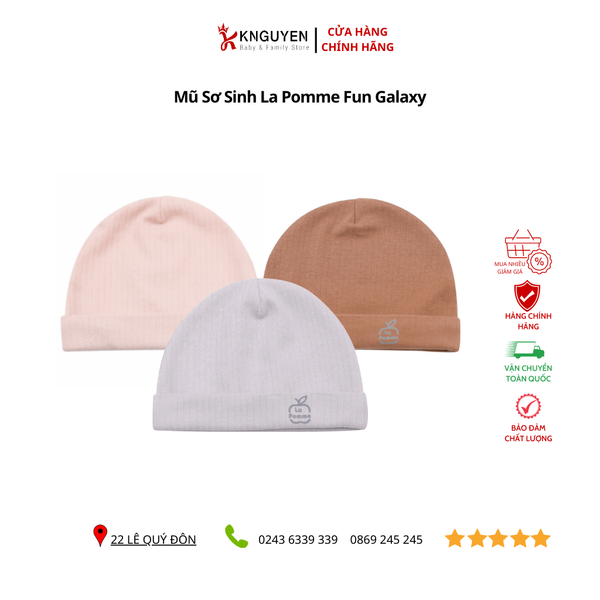  Mũ Sơ Sinh La Pomme Fun Galaxy 