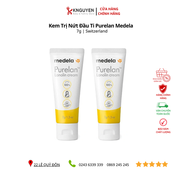 Kem Trị Nứt Đầu Ti Purelan Medela (7g) 
