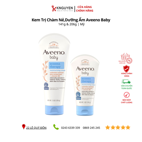  Kem trị chàm nẻ và dưỡng ẩm Aveeno Baby Eczema 