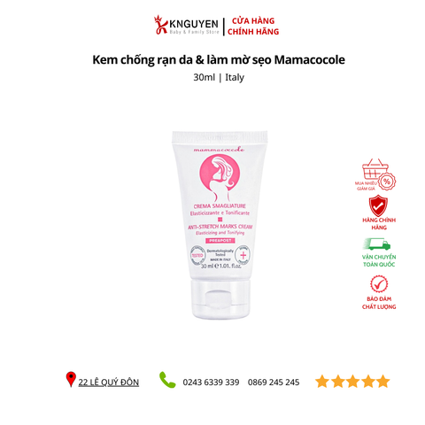  Kem chống rạn da và làm mờ sẹo mamacocole 30ml 