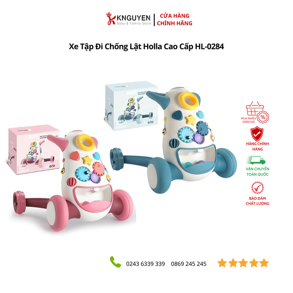  Xe Tập Đi Chống Lật HOLLA Cao Cấp HL-0284 