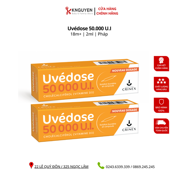  UVEDOSE 50.000 U.I PHÁP 