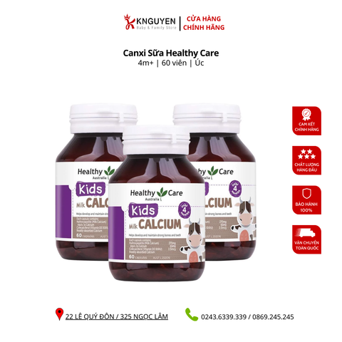  Canxi Sữa Healthy Care 60 viên 
