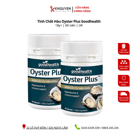  Tinh chất hàu - Oyster Plus Zinc 60 viên 