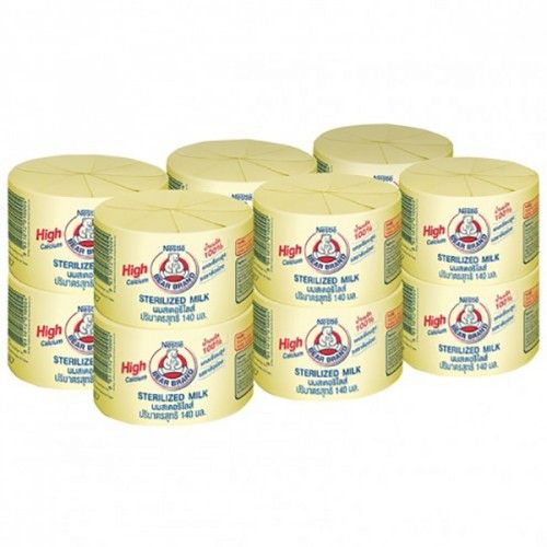  Sữa Gấu Tăng Chiều Cao Bear Brand Sterilized Milk 140ml Thái Lan 