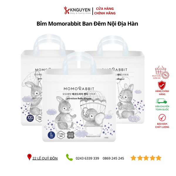  BỈM ĐÊM QUẦN - MOMO RABBIT HÀN QUỐC 