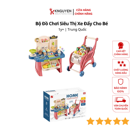  Bộ Đồ Chơi Siêu Thị Xe Đẩy Cho Bé 