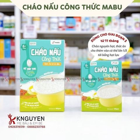  Cháo nấu công thức Mabu (400g) 6M+ 