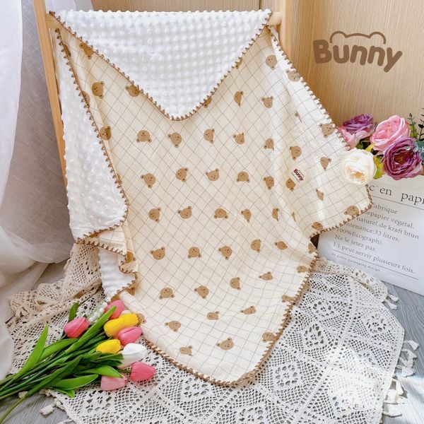  Chăn Hạt Chất Liệu Cotton cho bé 