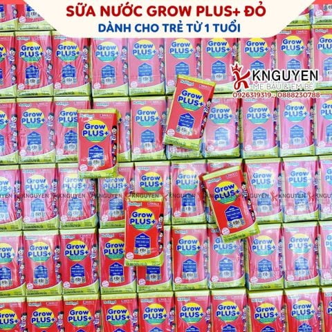  Sữa Dinh Dưỡng Nutifood GrowPlus + Đỏ hộp 110ml 
