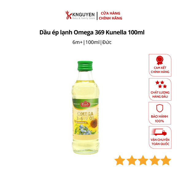  Dầu ép lạnh Omega 369 Kunella 100ml 
