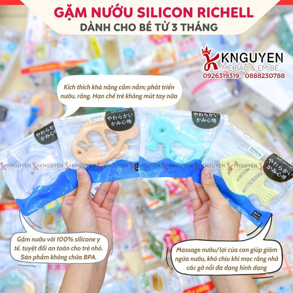  Gặm nướu silicone Richell 