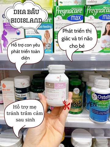  DHA Cho Bà Bầu - Bio island 60 viên 