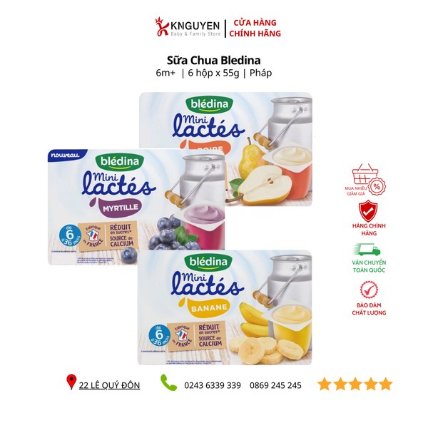  Sữa chua BLEDINA - Pháp 