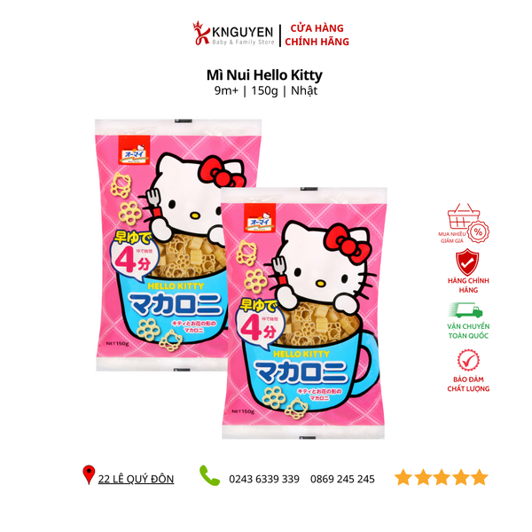  Mì Nui Hello Kitty Nhật 150g 