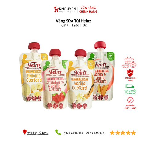  Váng sữa túi Heinz Úc 120g 