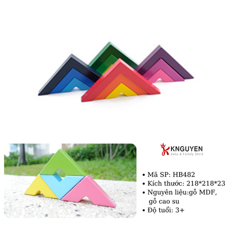  (HB482) Bộ xếp hình góc chéo 