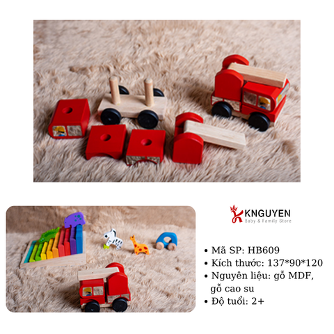  (HB609) Xe thang cứu hỏa 