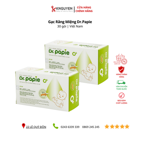  Gạc răng miệng Dr.Papie 