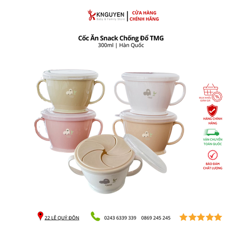  Cốc Ăn Snack Chống Đổ TGM 