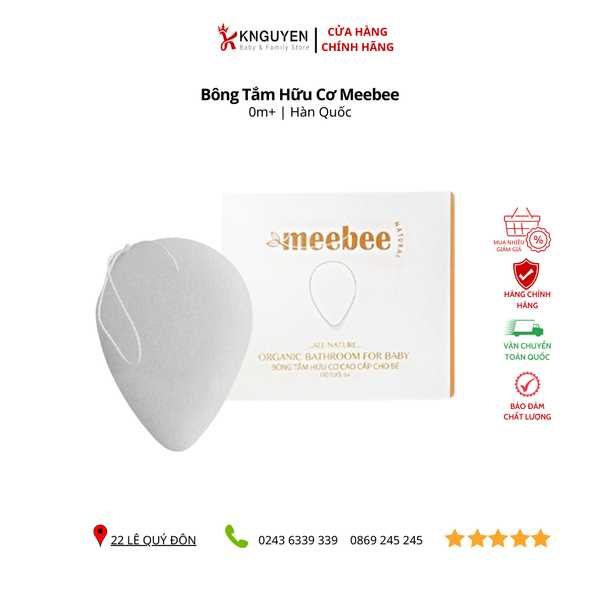  Bông Tắm Hữu Cơ Meebee 
