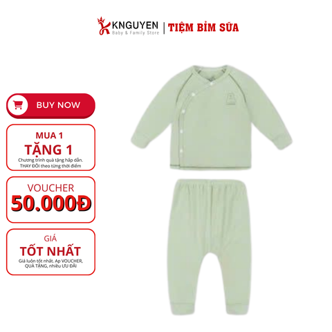  Bộ dài tay cúc lệch Lapomme 