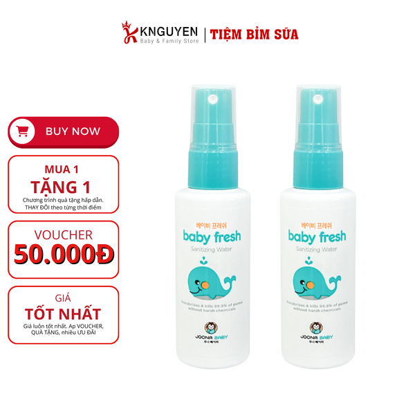  Xịt diệt khuẩn khử mùi Baby Fresh cỡ nhỏ 60 ml 