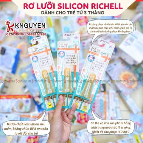  Rơ Lưỡi Silicone Richell 