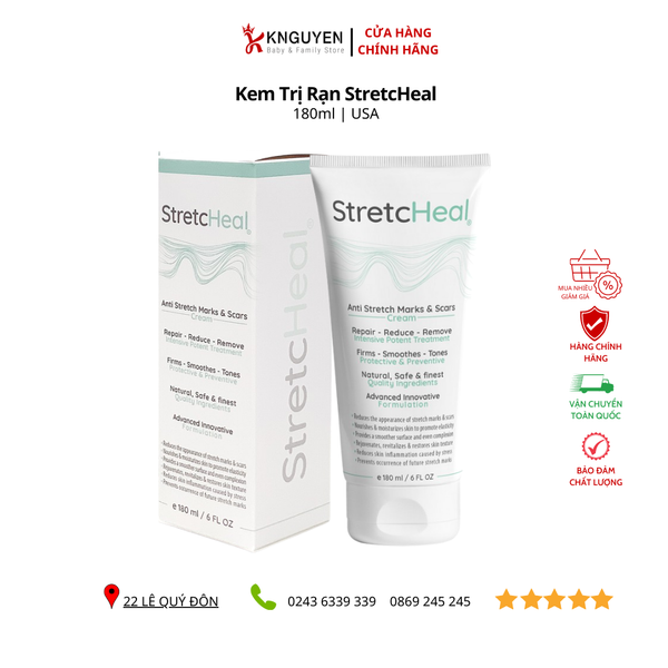  Kem Trị Rạn Da StretcHeal 180ml 
