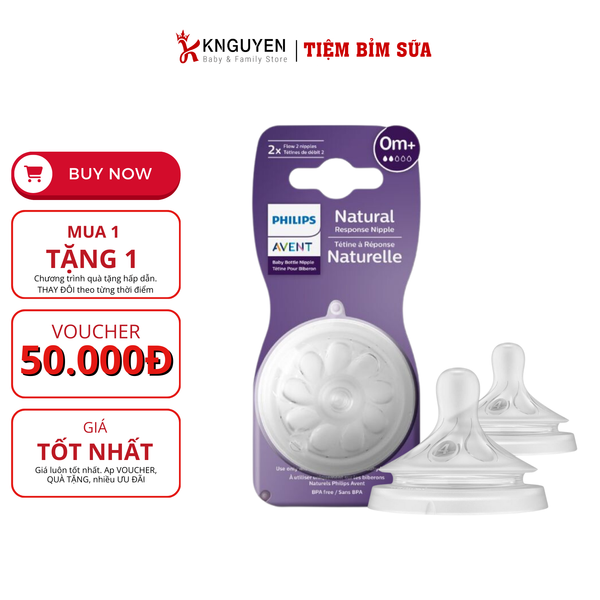  Núm Ty Mô Phỏng Tự Nhiên Mới Philips Avent 