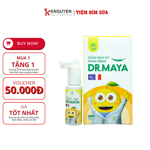  Dung Dịch Xịt Răng Miệng DR MAYA 30ml 