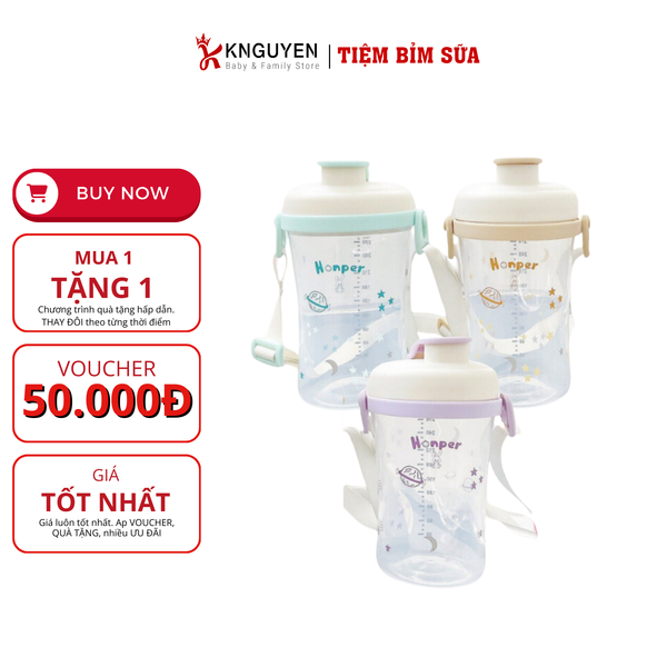  Bình nước Honper có tay cầm 240ml HP121 