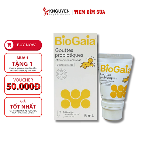  Men Vi Sinh BioGaia (dạng tuýp) Pháp 5ml 