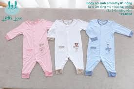  Bộ body sơ sinh smoothy LBD220 little love 