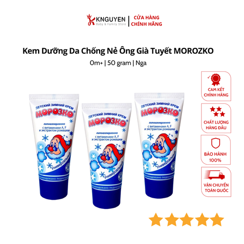  Kem Dưỡng Da Chống Nẻ Ông Già Tuyết MOROZKO 50g (0M+) 