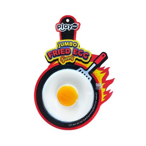  Kẹo Dẻo Hình Trứng Chiên Jumbo Frỉed Egg (48g) 