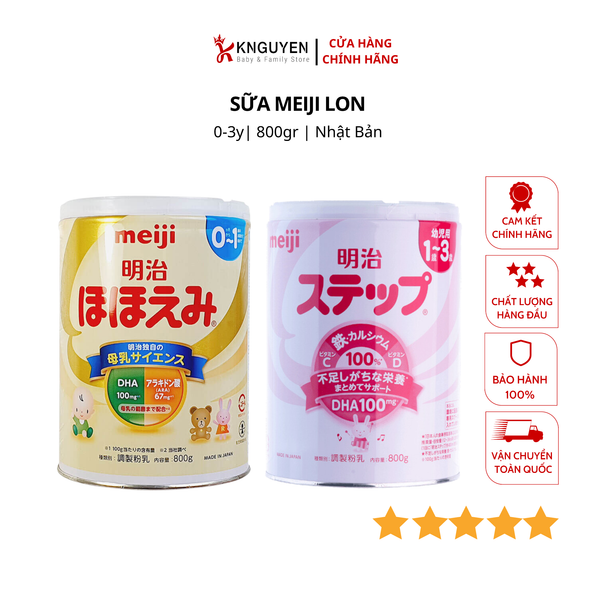  SỮA MEIJI LON 800G NHẬT 