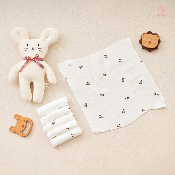  Set 6 Khăn Mặt Sợi Tre Umibe Siêu Mềm Mại Có hình Cực Đẹp 